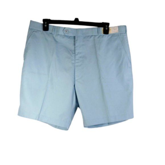 Palmland Club Men's Golf Shorts Size 42 Sky Blue Flat Front Shorts NWT - Picture 3 of 6